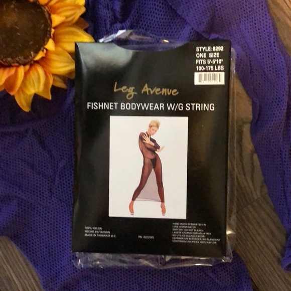 🦋B2G1🦋Fishnet Body Stocking & G-String ONE SIZE - Picture 4 of 6